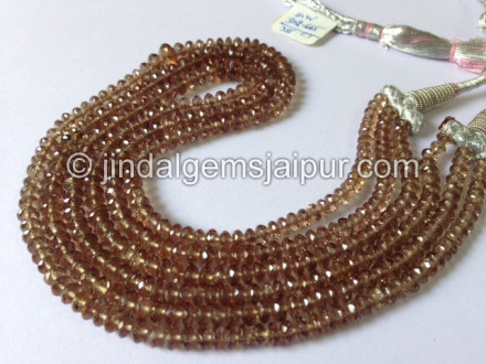 Colour Change Garnet Micro Cut Roundelle Shape Beads